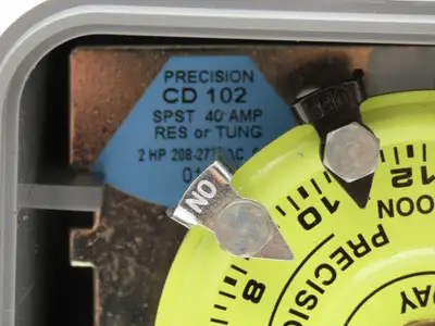 Precision CD 102 24 Hour Time Switch 40A Single Pole Single Throw 208V 60Hz 2Hp