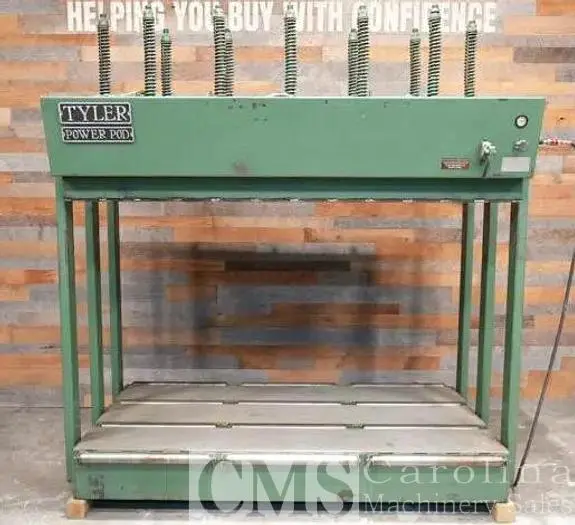 Used TYLER 49" X 87" POWER POD COLD PRESS Miscellaneous Woodworking Equipment | CAROLINA MACHINERY SALES #422391