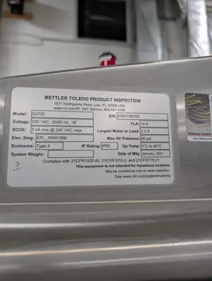 2021 METTLER TOLEDO X3720 Food Industry | Global Machine Brokers, LLC (7)