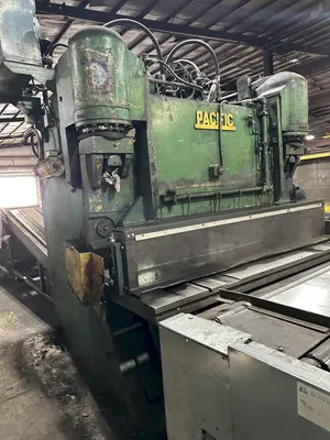 6' X 3/4" PACIFIC HYDRAULIC PLATE SHEAR: STOCK #23760