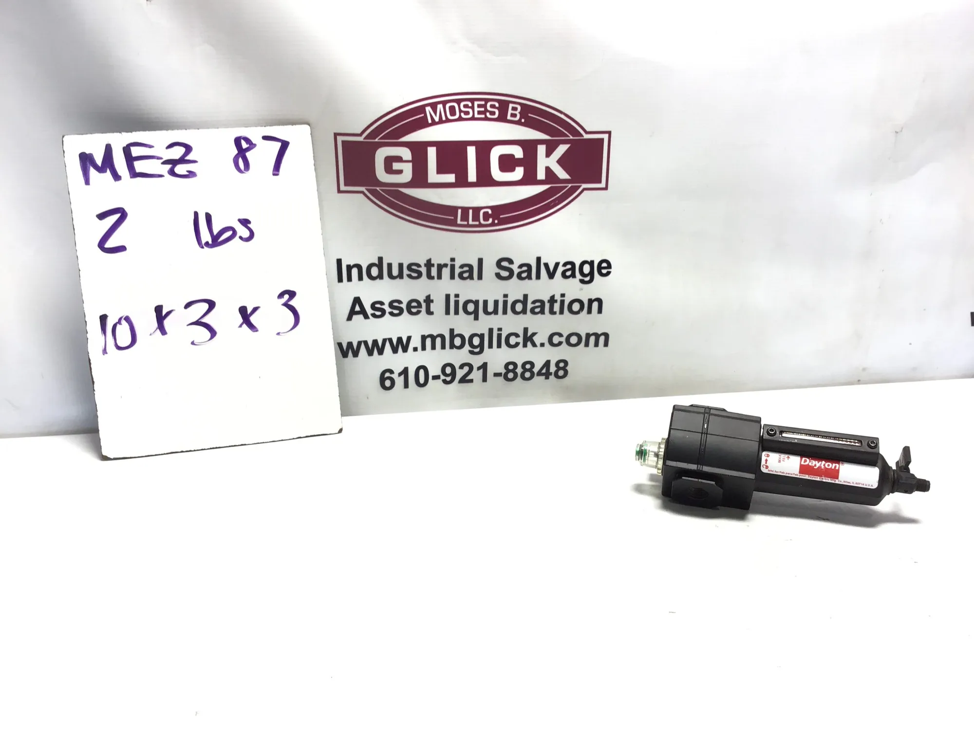 Dayton 1/2″ Mist Lubricator 250 PSI 4ZL74