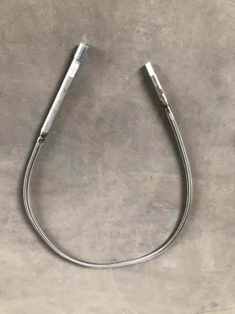 1052-082-01 Fiber Optic Coaxial Thermocouple Probe / Sensor 7′ X 3/4″