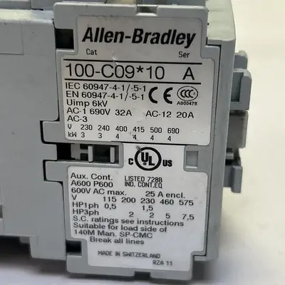 USED ALLEN-BRADLEY 100-C09*10