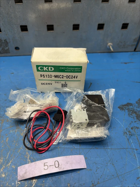 New | in-Stock CKD P5132-M6C2-DC24V Valves/Fittings Indiana US | J&J Industrial Supply #1550116