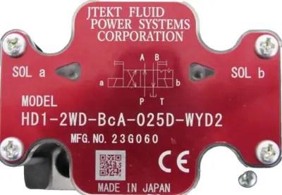 NEW JTEKT FLUID POWER HD1-2WD-BCA-025D-WYD2 SOLENOID VALVE HD12WDBCA025DWYD2