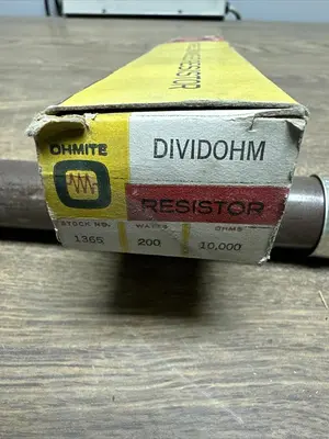 New | in-Stock OHMITE 1365 Miscellaneous Equipment (Electrical & Power) Ohio US | Surplus Asset Holdings #1209303