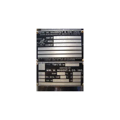 Nugent Process Filter, Stainless Steel