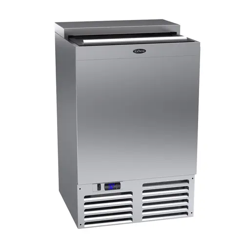 Krowne BC24-SS 24" Forced Air Bottle Cooler - Holds (120) 12 oz Bottles, Stainless, 115v