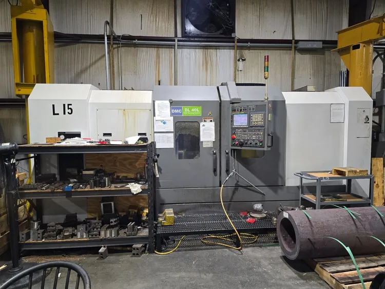 Used 2014 DMC DL-40L CNC Lathes Texas US | Harris Machine Tools, Inc. #1324430