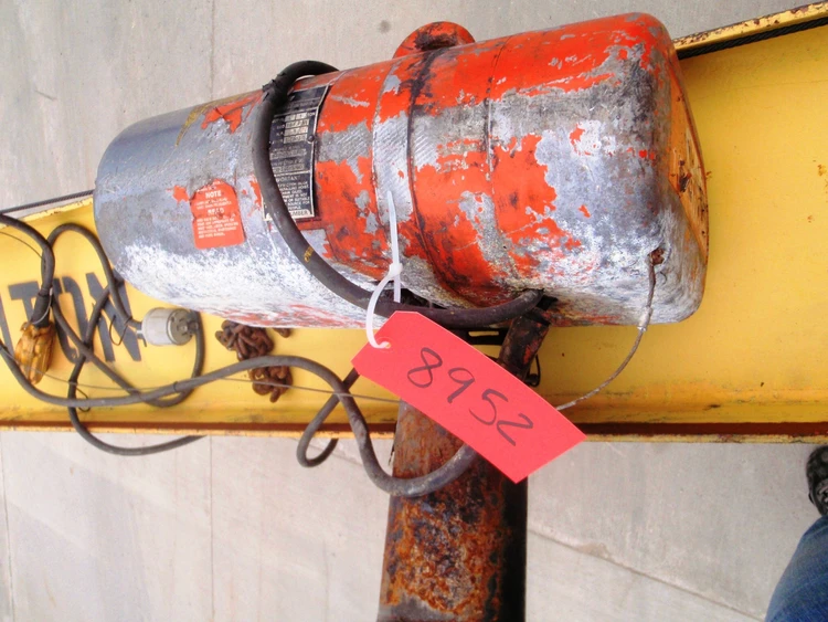 Used CM L 1 TON HOIST WITH PENDANT CONTROL Hoists (All Types) Michigan US | Vander Ziel Machinery Sales #483195