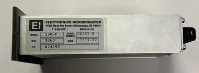 Used ELECTRONICS INC 260-P Miscellaneous Equipment (Electrical & Power) | Surplus Asset Holdings #1192899