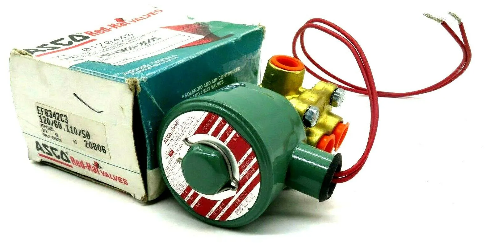 NEW ASCO EF8342C3 SOLENOID VALVE 120/60-110/50