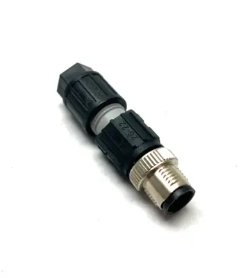New | in-Stock SMC FIELD WIREABLE CONNECTOR M12 4-PIN QUICKON Connector Accessories | Maverick Industrial Sales #1105671