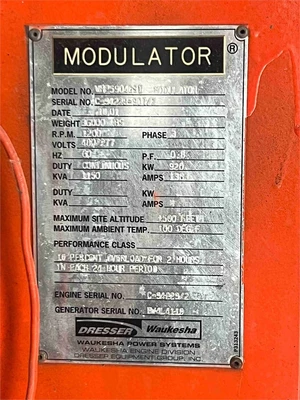 Used 2001 WAUKESHA VHP 5904 GSI MODULATOR Gas Generators Missouri US | MachineryMax #1321493