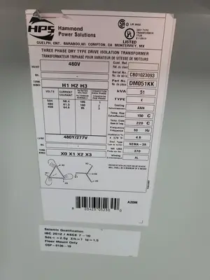 Used HAMMOND POWER SOLUTIONS DM051KK Misc Industrial Equipment Kentucky US | Aucto #565407