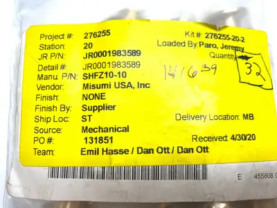 NEW MISUMI OIL FREE BUSHING BRONZE SHOULDERED