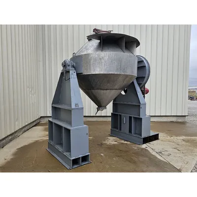 Used Patterson Stainless Steel Double Cone Blender - 75Cu/Ft