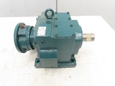 Dodge Quantis HB683CN140TC In-Line Helical Gearbox 114.78:1 Reducer 1.7Hp 15rpm