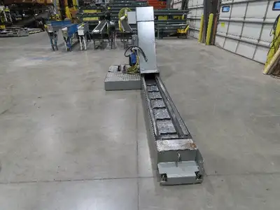 BMF SPE 63/30-250 CNC Chip Conveyor with Coolant Tank Pump Filtration 460V 10FPM