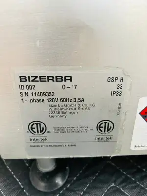 Bizerba 2017 GSPH Manual Deli Slicer Fully Refurbished Tested Working!