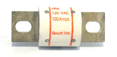 10 NEW GOULD SHAWMUT A13X100-4 FUSES 100A 130V A13X1004