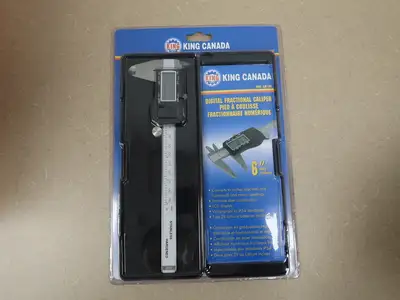 New | in-Stock KING CANADA KM-106 Digital Calipers British Columbia CA | Lenmark #261457