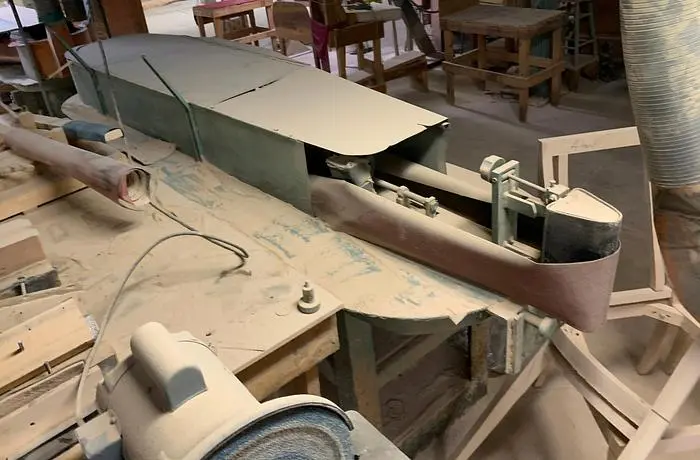 Used SHOPMADE LARGE/LONG SINGLE-SIDED EDGE-SANDER Edge Sanders | Pruitt Machinery #715881