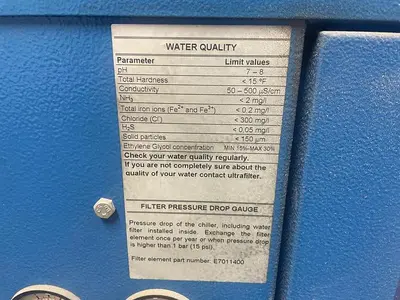 USED LAUDA DONALDSON ULTRAFILTER UC-0140SP 6-TON AIR COOLED CHILLER