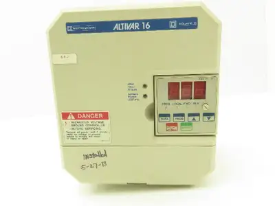 ATV16U29M2 Altivar 16 VFD 1/3PH In 3PH 7.1A Out 2HP 208/240VAC 0.1-200Hz