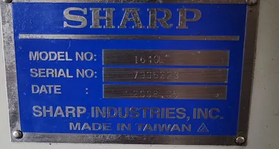 Used 2008 SHARP 1640L Engine Lathes Kentucky US | Machinery Central #1259773