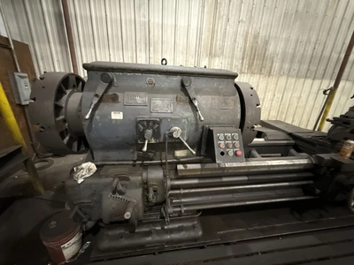LEHMANN Big Bore Heavy Duty Lathe, in full working order, visible under power, video, POA