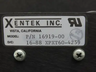 Xentek XPXT60-4259 DC Power Supply D/C 15-88 115/230V Transformer