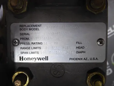 Honeywell STG170-A1G-00000-MB,SM,C1C3-645G Smart Pressure Transmitter QFr Used