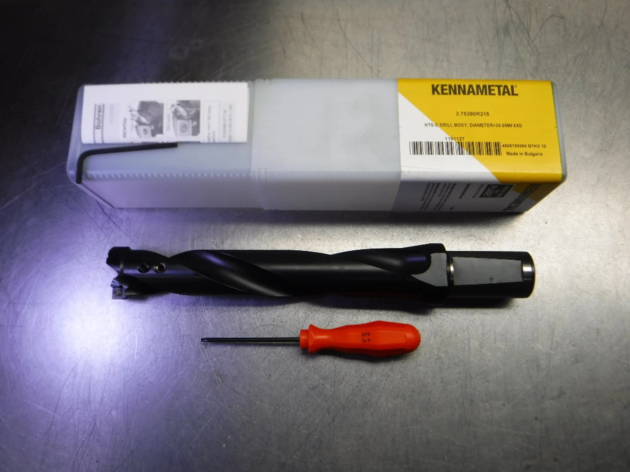 Kennametal HTC-S 39mm (1.5350) Coolant Thru Indexable Drill 3.75390R215 (LOC3487)