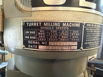 1994 JET JTM-1 Vertical Mills | Kurt Tabor (3)