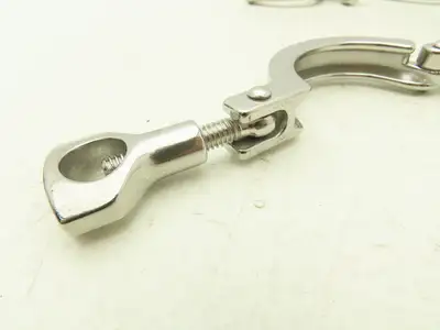 TL China 2" Steel Bolted Sanitary Clamp 304SS 2" Pipe Flange Dia 2.5" Lot of 18