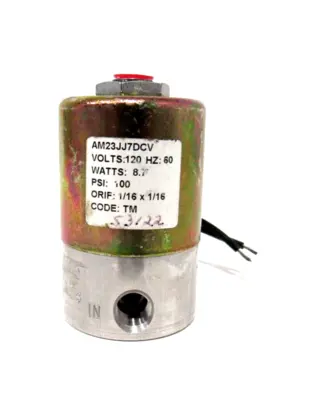 NEW AIR-MITE AM23JJ7DCV SOLENOID VALVE 120V 60HZ