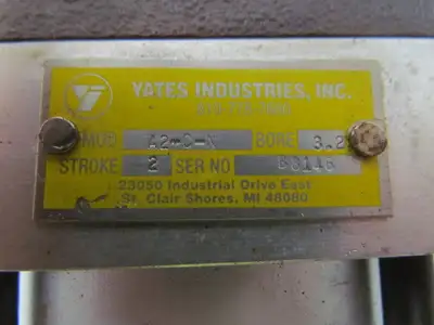 Used YATES _UNKNOWN_ Pneumatic Cylinders | Arrow Industrial #612480