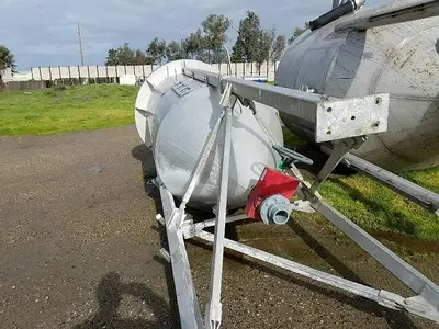 Tank, 1,100 Gallon, 316 Stainless Steel, 56" X 98", FT/CB, #S740831