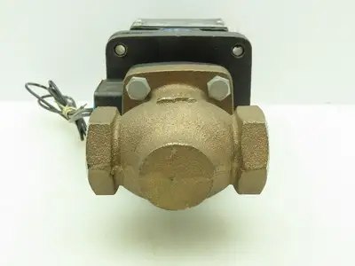 Magnatrol F29LR33 Bronze 2-Way Solenoid Control Globe Valve 3/4" NPT 200PSI 120V