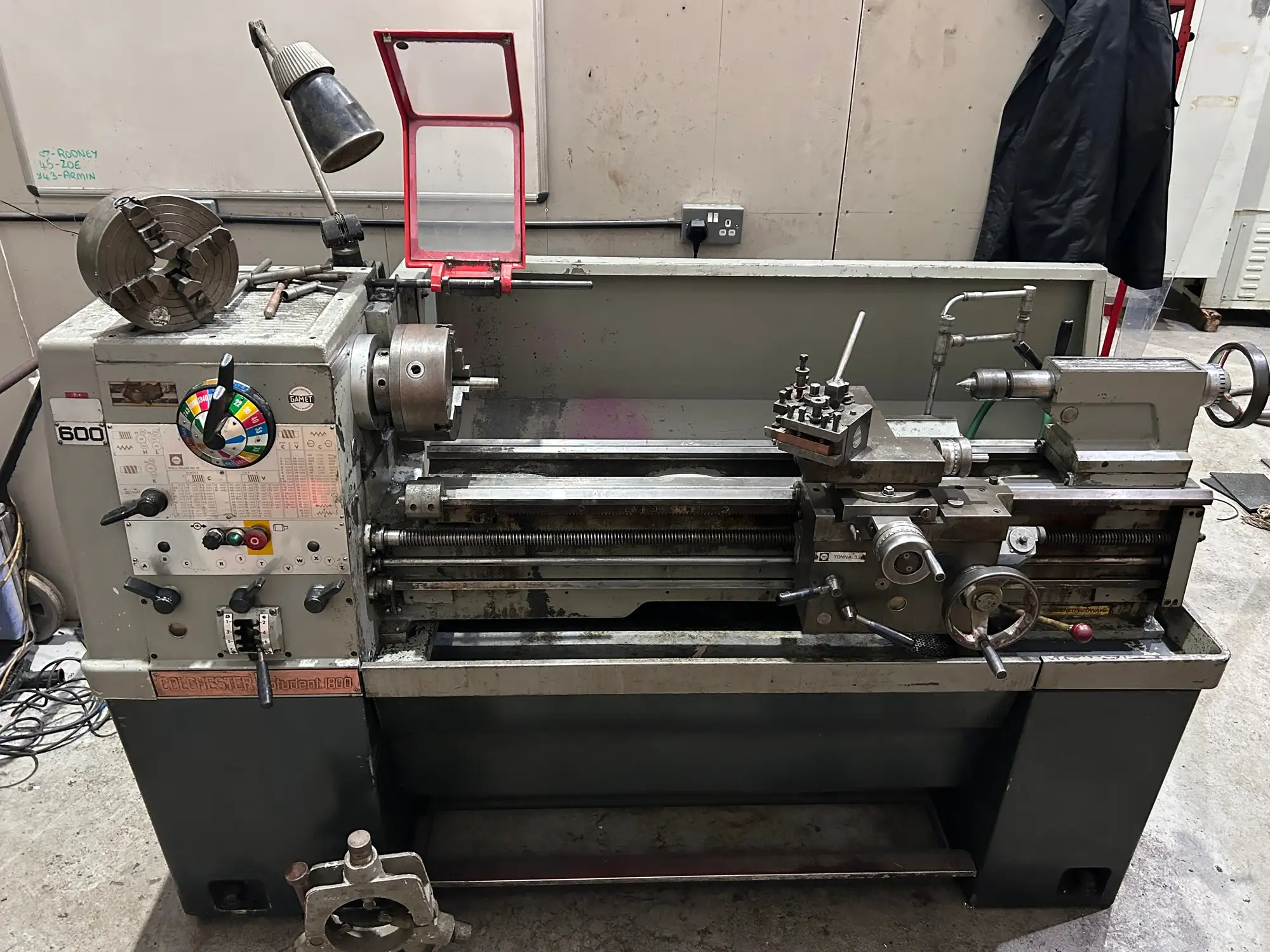 USED COLCHESTER STUDENT 1800 40'' GAP BED LATHE