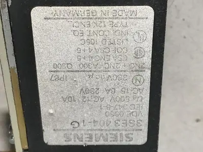 USED SIEMENS 3SE3 404-1G