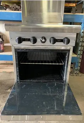 24" 4 BURNER RANGE WITH OVEN