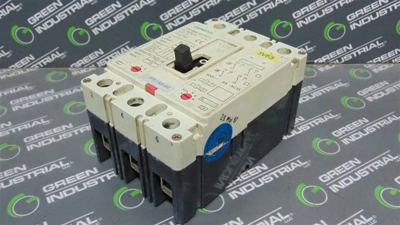 Siemens 3VF3111-1BQ41-0AN1 Circuit Breaker 80 Amps 600VAC Used