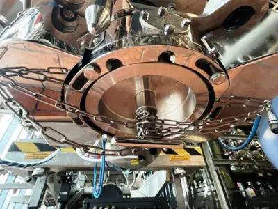 Heinkel HF 600.1 Inverting Filter centrifuge, 316L SS.