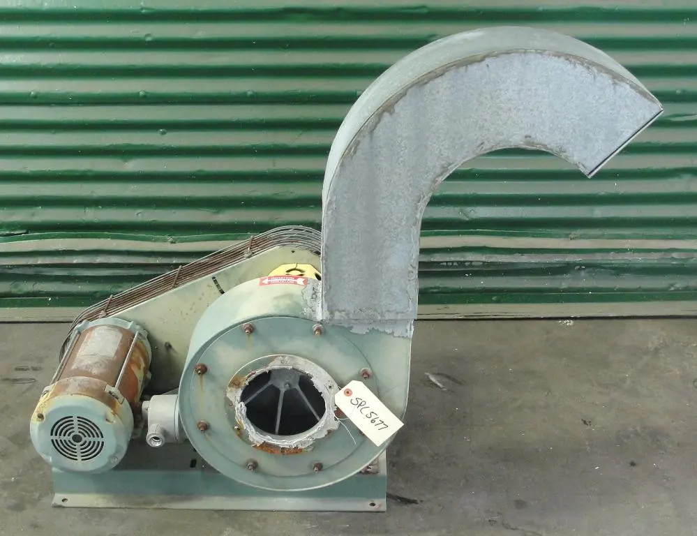 USED NEW YORK BLOWER CO COMPACT GI FAN