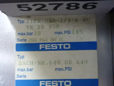 USED FESTO IFB8-02