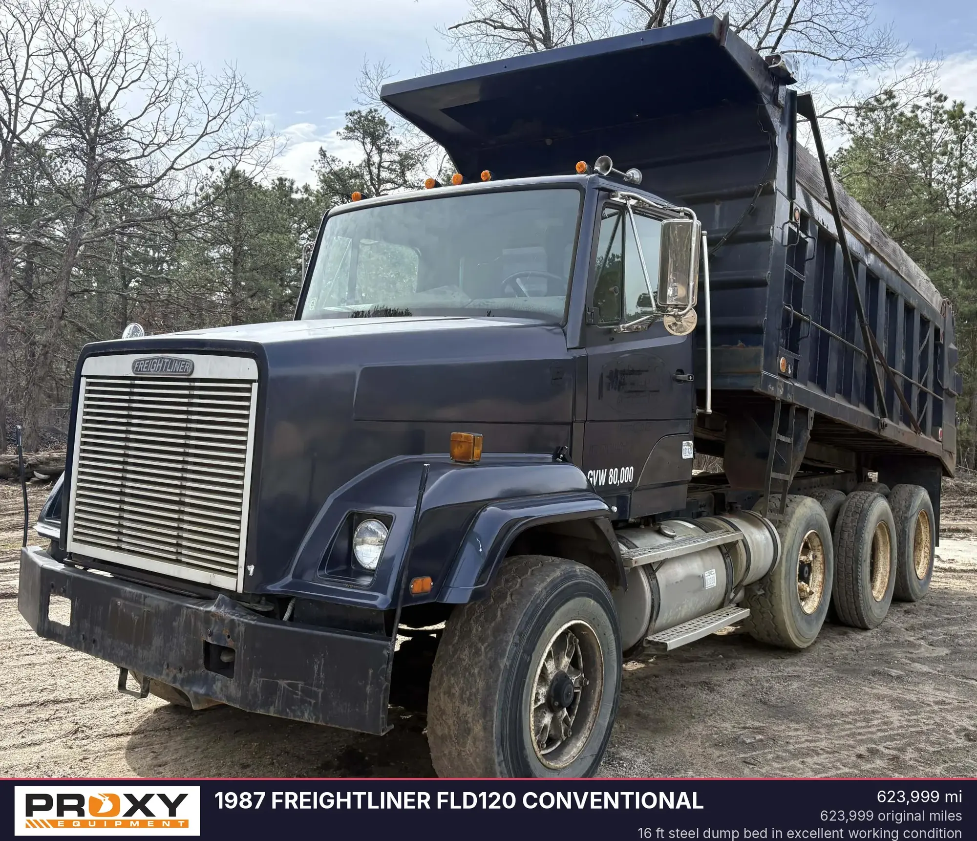 Used 1987 FREIGHTLINER FLD120 CONVENTIONAL Dump trucks New Jersey US | Proxy Equipment #1388591