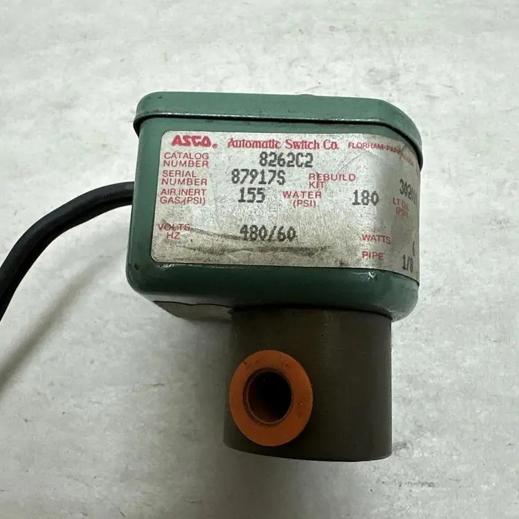 New | in-Stock ASCO 8262C2 Solenoid Valves | Surplus Asset Holdings #1204186