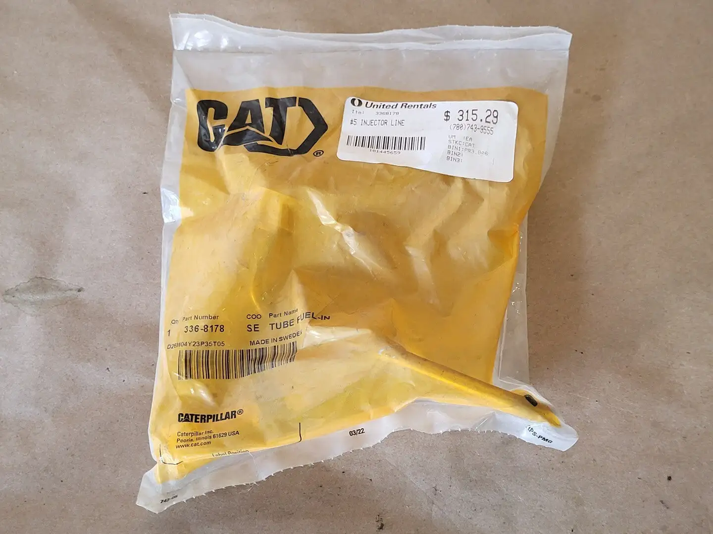 NEW CATERPILLAR 336-8178